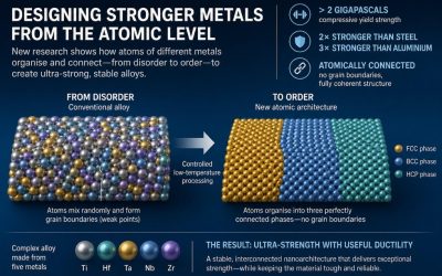Superaliaj: atomii se aranjează singuri
