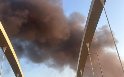 Incendiu MAXIM la Lumina: Fum și gaze toxice, zonă restricționată