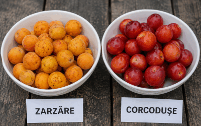 Zarzăre sau corcodușe? Ghid rapid să le deosebești