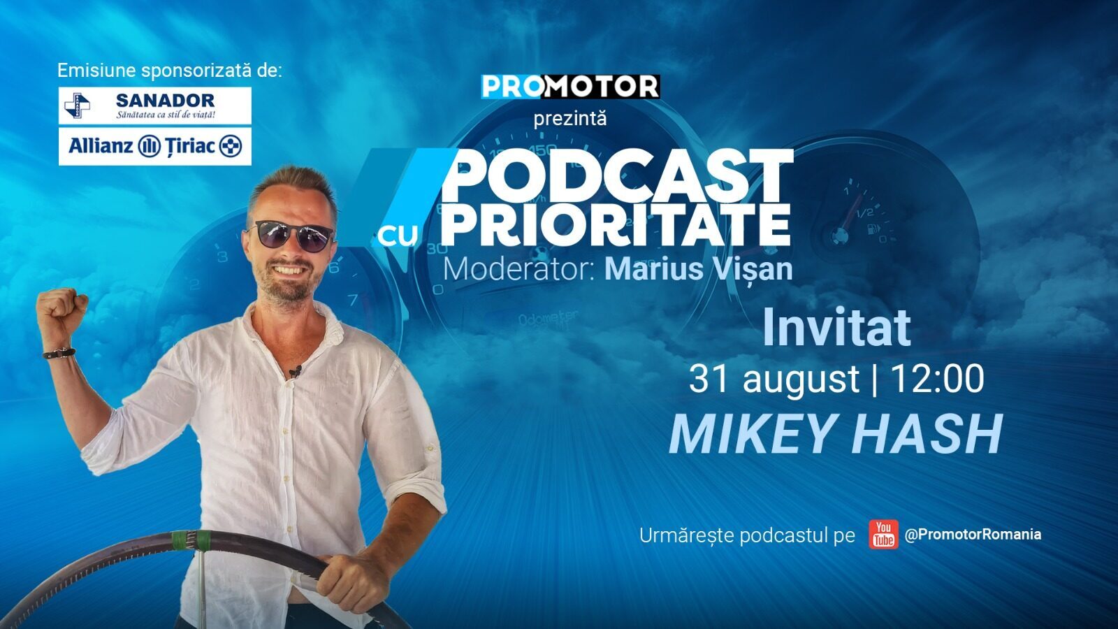 Mikey Hash la Prioritate: Ocean, România și pasiuni auto/moto