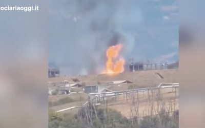 Colleferro: Explozie, incendiu la fabrica de muniție