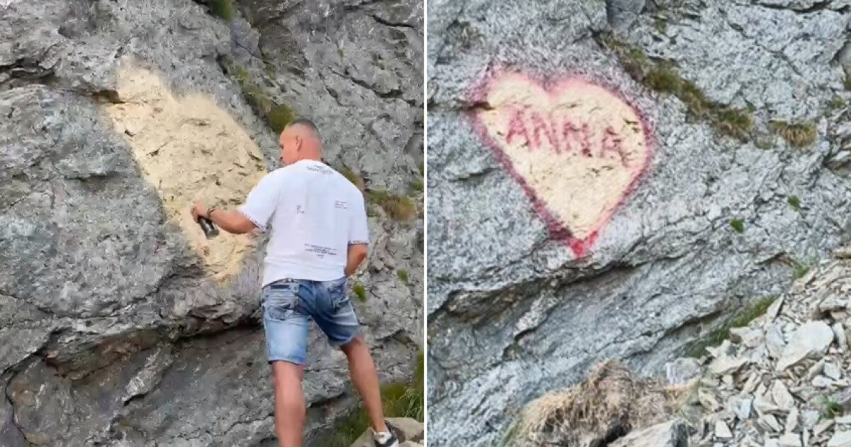 Poliția, gata cu vopsitorul de pe Transfăgărășan