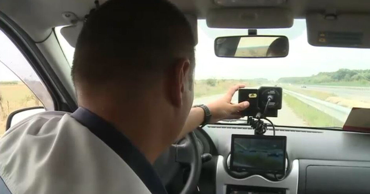 Șofer amendat cu 172 km/h ducea tatăl mușcat de câine la spital