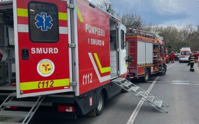 Accident cumplit pe DN 67C Alba: Patru victime, trei încarcerate