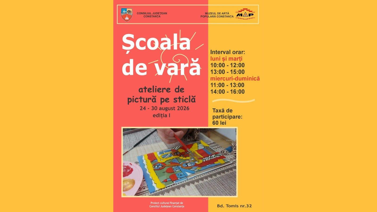 Muzeul Constanța cheamă la pictat icoane pe sticlă