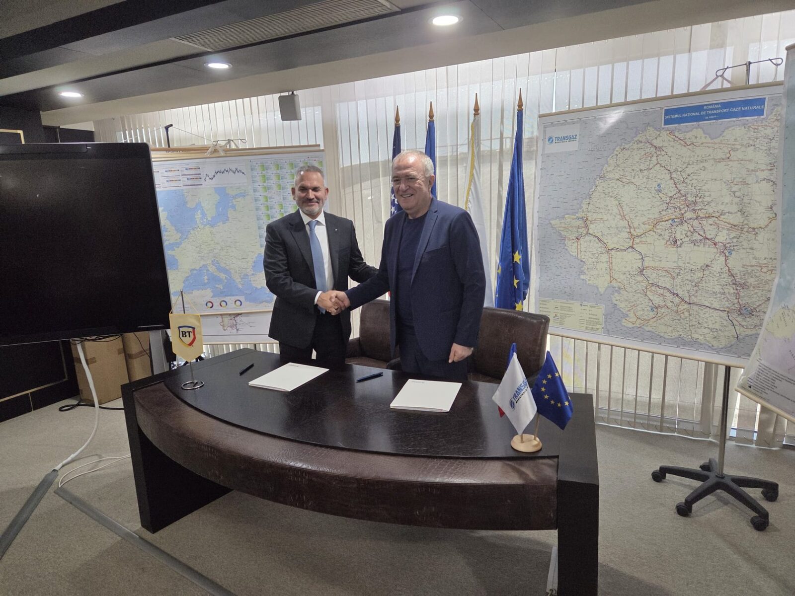 Transgaz ia 300 mil. euro pentru gaze de la Banca Transilvania