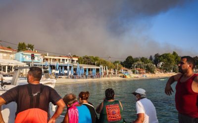 Halkidiki în flăcări: românii pe fir cu Consulatul