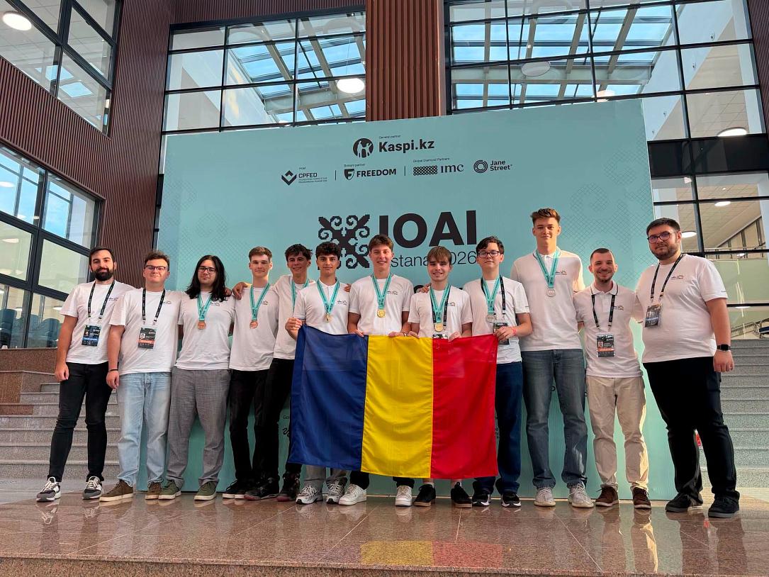 România, medalii la Olimpiada de Inteligență Artificială