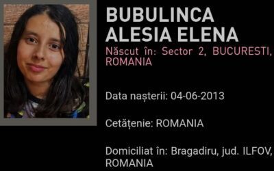 Fetiță dispărută: RO-Alert pentru Bubulincă Alesia din Bragadiru