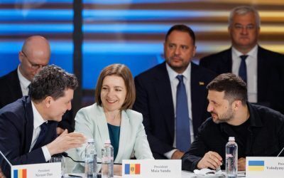 Nicușor Dan, discuții cu Sandu și Zelenski în Moldova