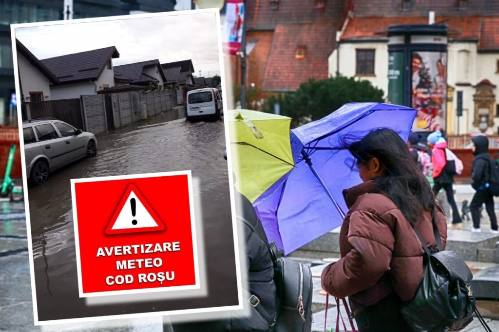 ANM: Furtuni violente, grindină și fulgere în toată țara