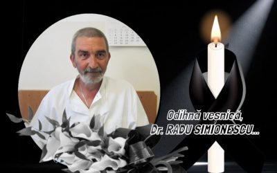 Buzău în doliu: Pierdem un alt medic de valoare, Dr. Radu Simionescu