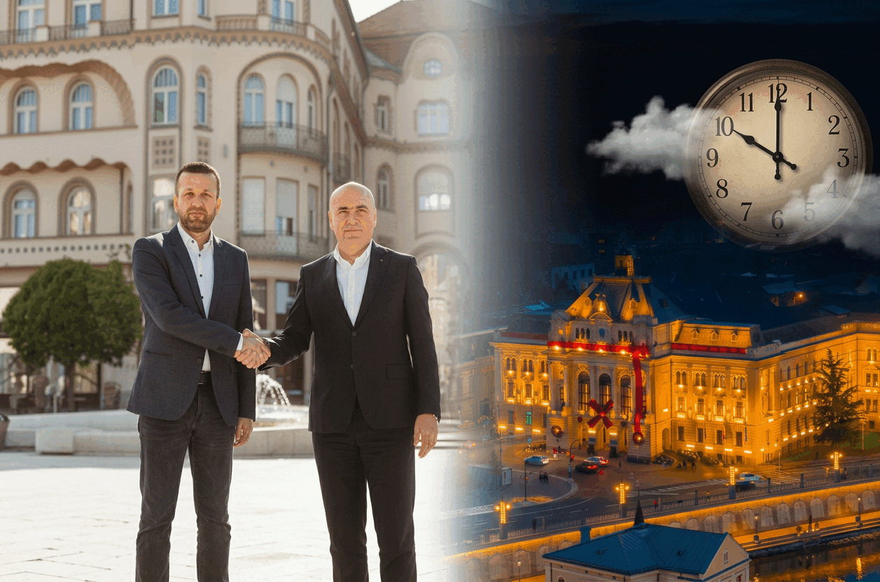 Iluminatul public: pornește cu o oră întârziere
