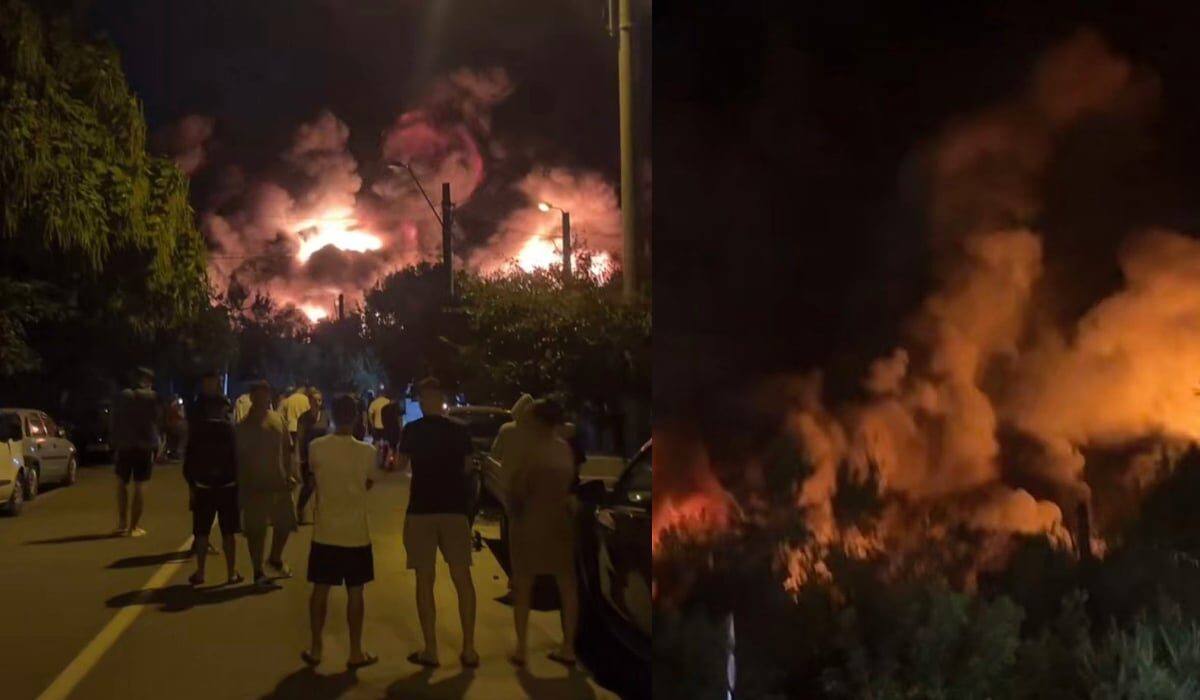 Incendiu puternic în București: Fum gros, risc maxim în Sectorul 1
