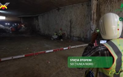 Metrou Otopeni: Secțiunea 1 Mai-Tokyo, 72% gata în iulie