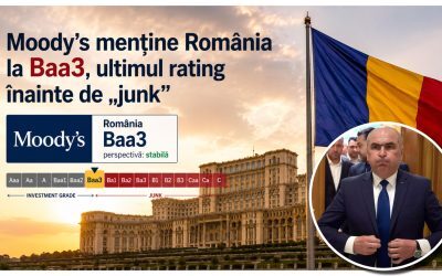 Moody’s ne salvează de junk: România scapă, economie în prag de sărbătoare