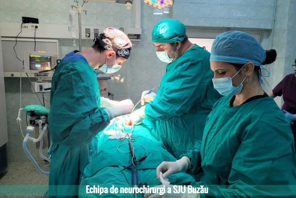 Neurochirurgii buzoieni, eroi: tumoare gigantică, eradicată