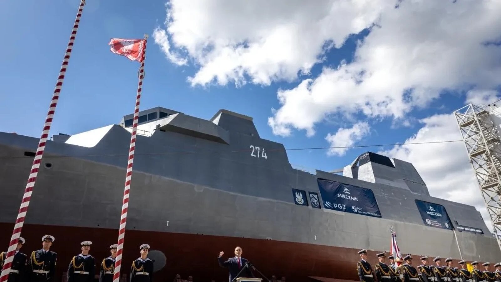 Polonia își lansează nava ORP Wicher, nouă eră militară