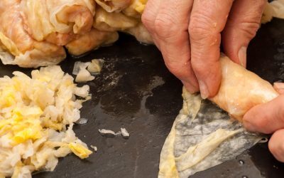 Sarmale de post: Ciperci și soia, gata cât ai zice!