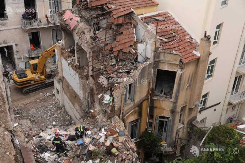 Explozie la Atena: Șase morți, patru americani, după distrugerea unei clădiri