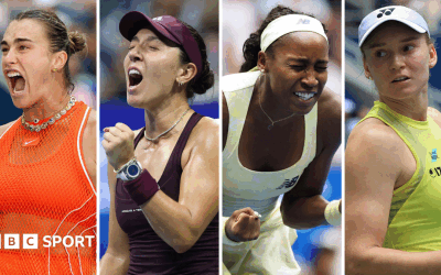 US Open 2026: Sferturi istorice cu Sabalenka, Gauff, Pegula, Rybakina