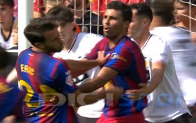 Rodri i-a spart nasul lui Eric Garcia, arbitru a oprit meciul