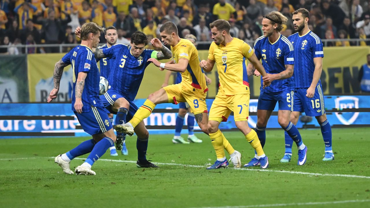 România, a patra înfrângere în Liga Națiunilor: 0-1 cu Suedia
