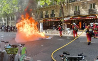 Șeful poliției Paris: Protestele elevilor, scăpate de sub control